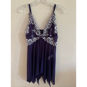 Royal purple lingerie top